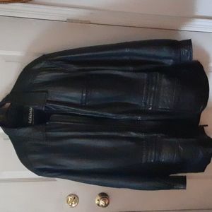 MEN CALF LEATHER JACKET